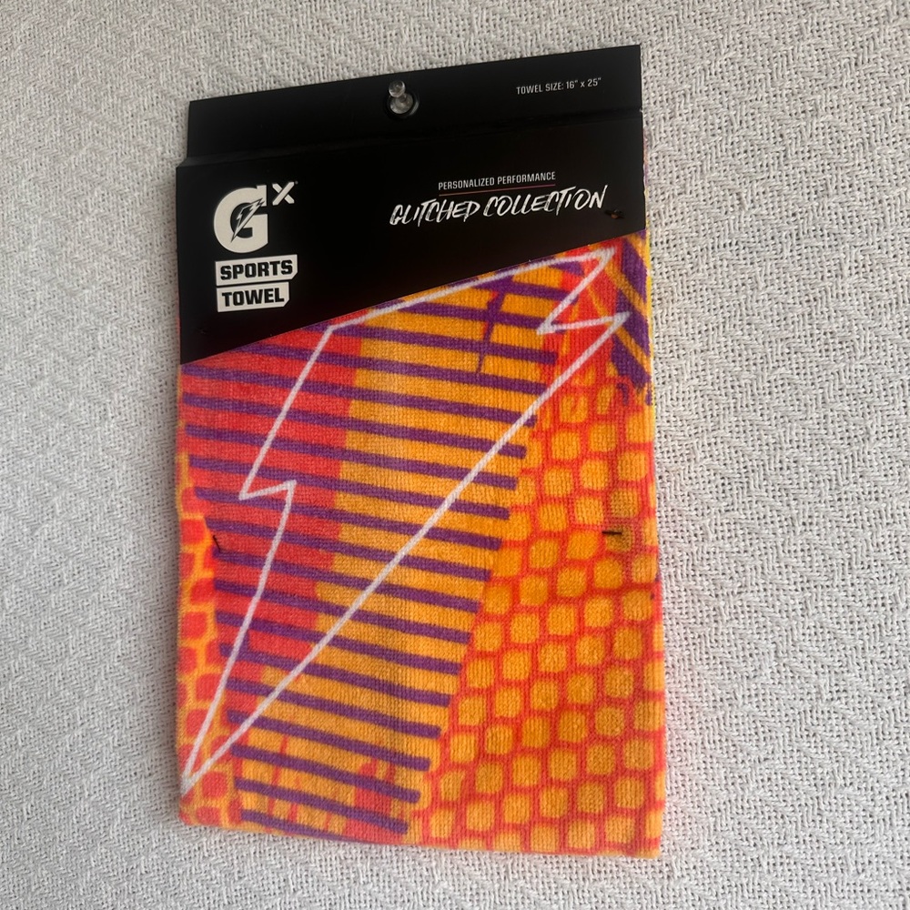 Gatorade sports towels Glitched Collection absorbent and quick dry 100% cotton